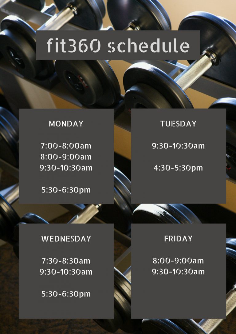 fit360 Schedule