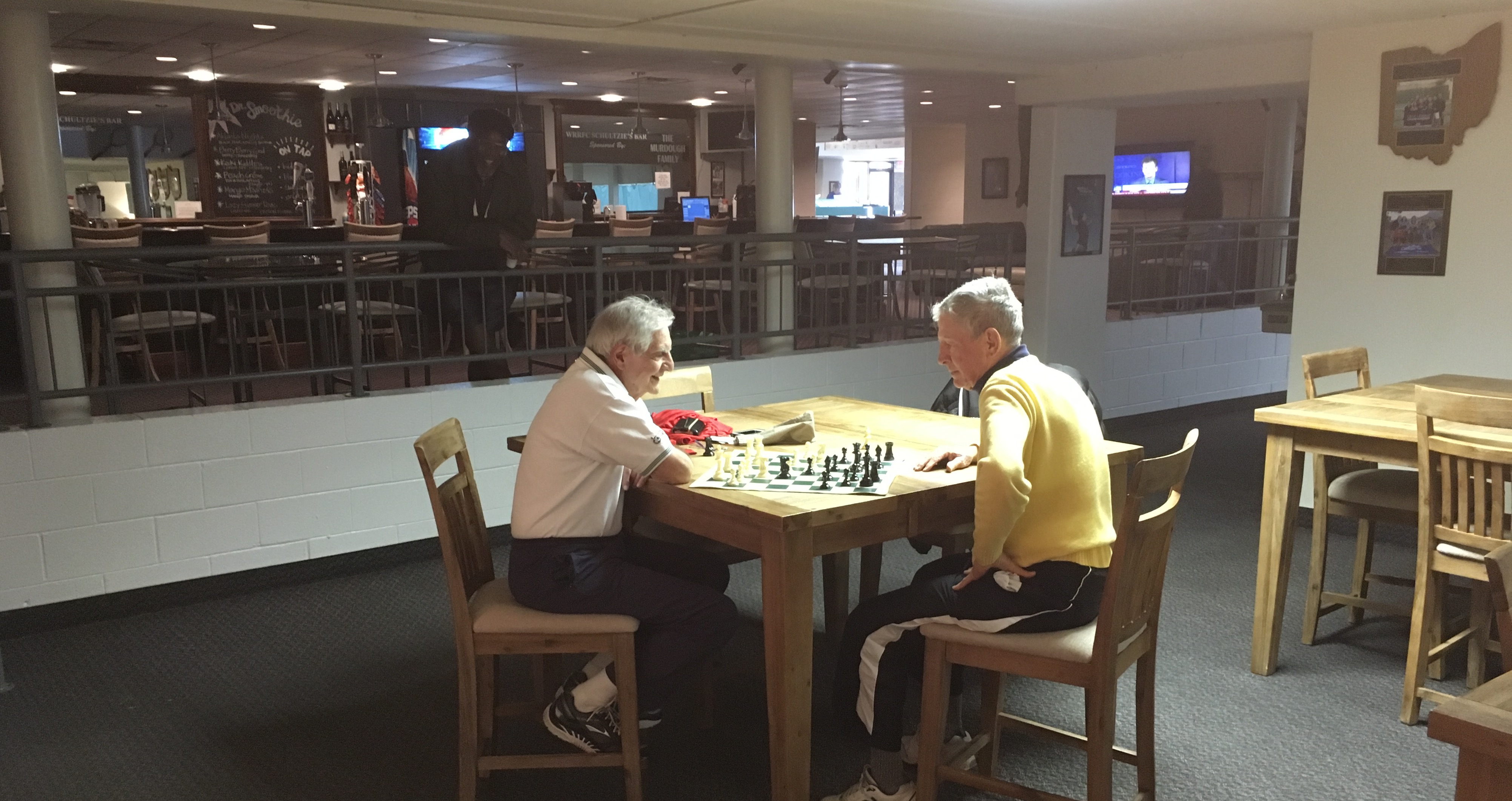 WRRFC Enjoying Our Lounge for a Game of Chess