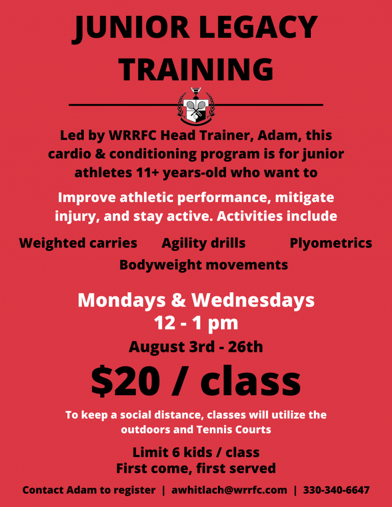 Junior Legacy Training