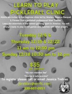 Learn to play pickleball