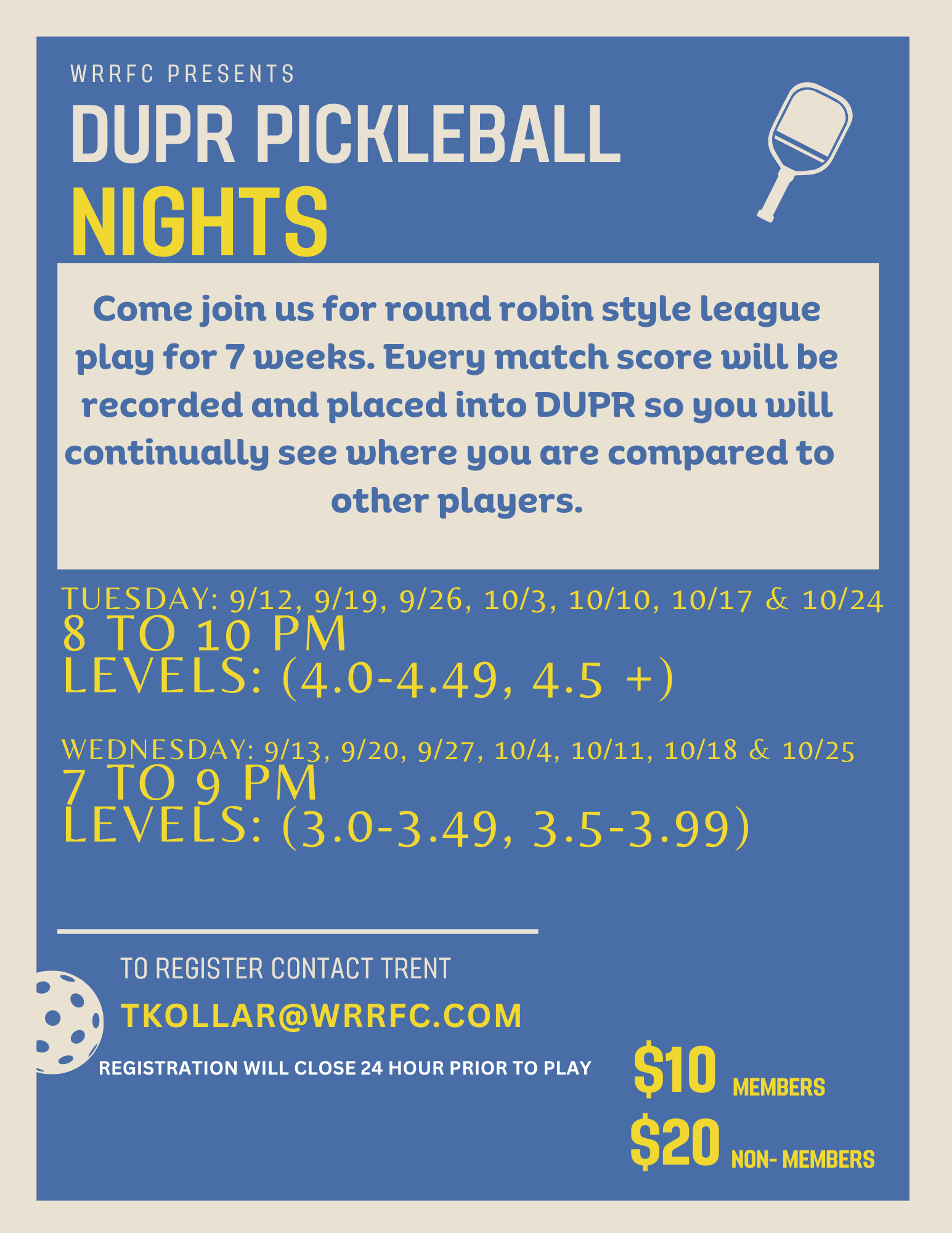 Pickleball League