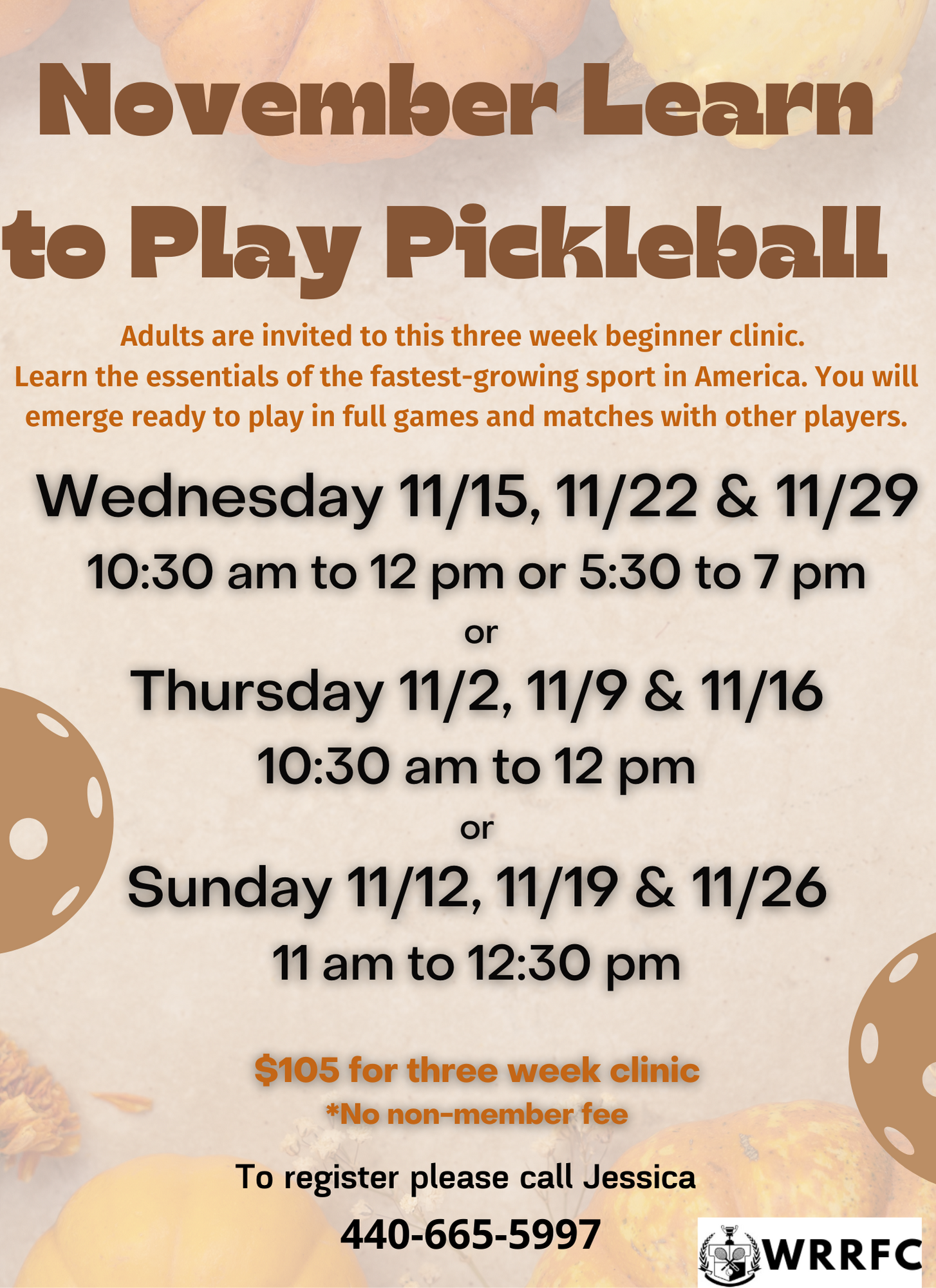 pickleball clinic