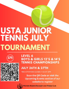 Youth USTA Tennis Tournament
