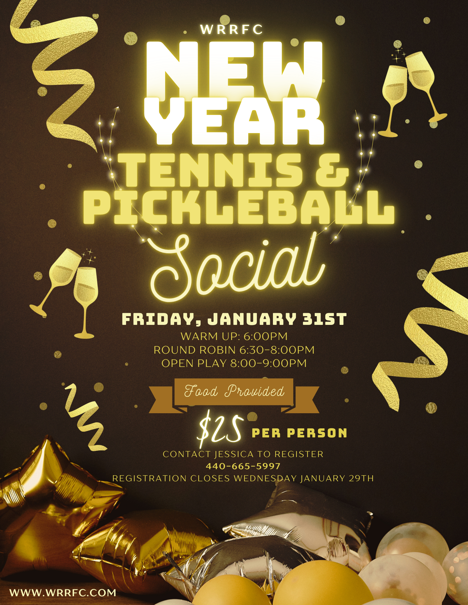 Tennis and Pickleball Friday Social