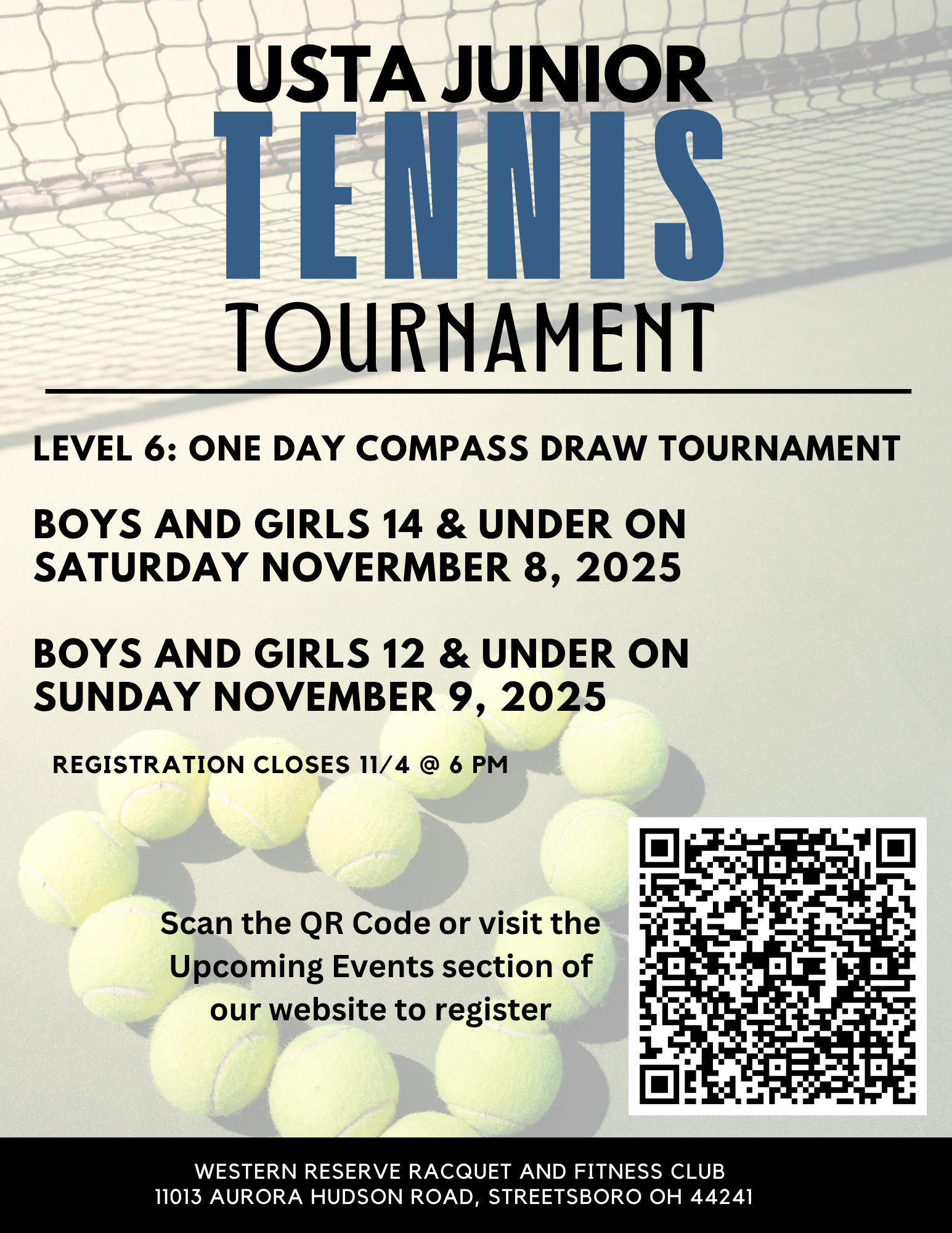 Youth Tennis Tournament USTA